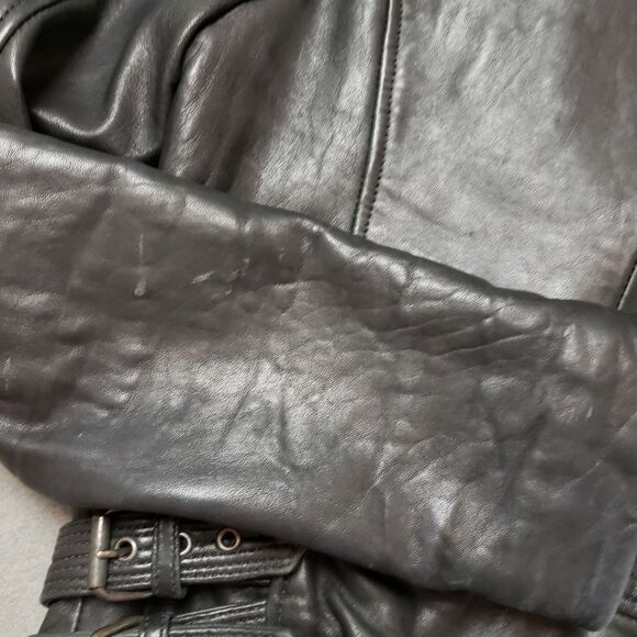 Lucky Brand 100% Lamb Leather Skin Jacket Size small - Picture 14 of 16